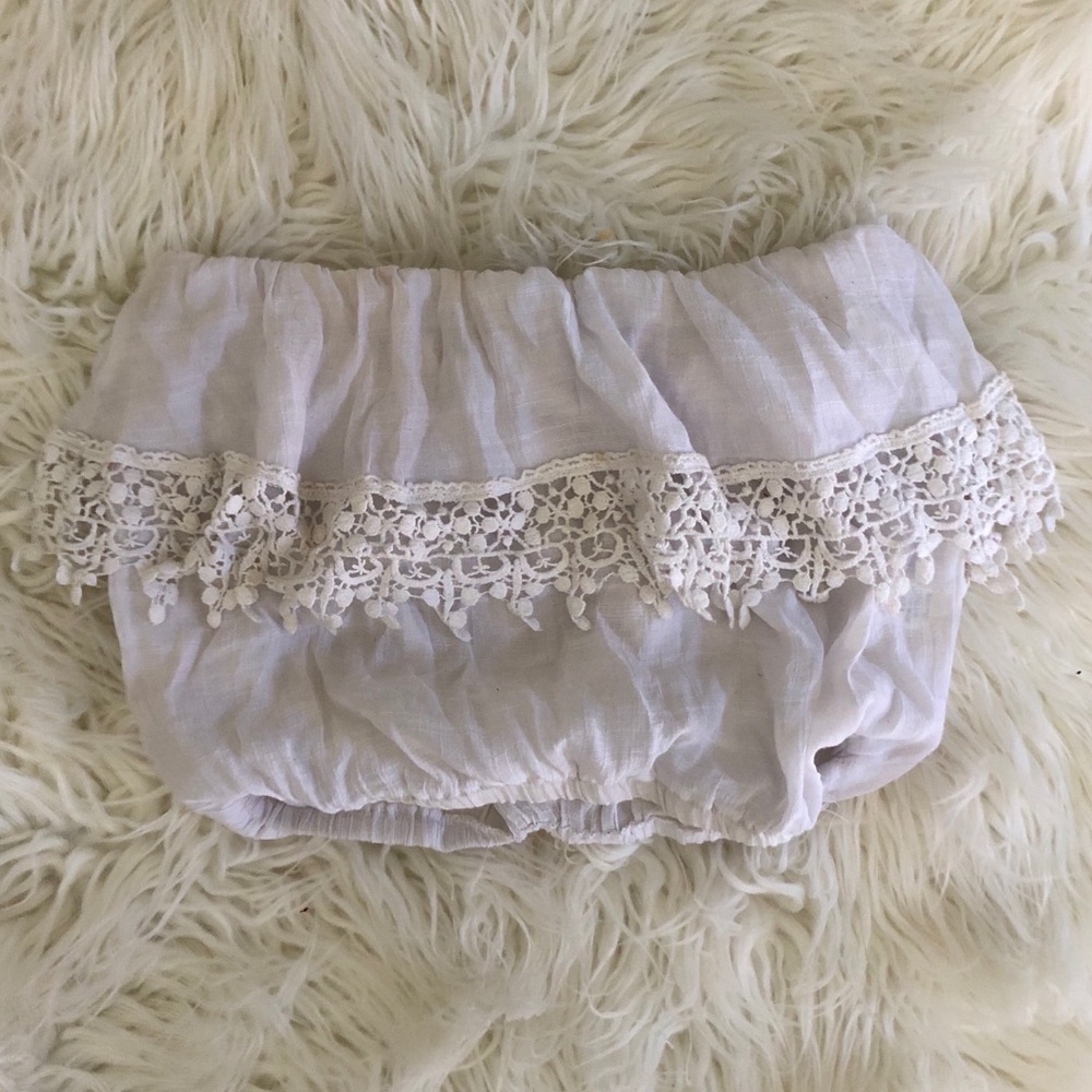 White Bandeau Crop Top